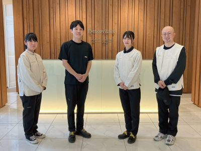 新作業服を着用した写真